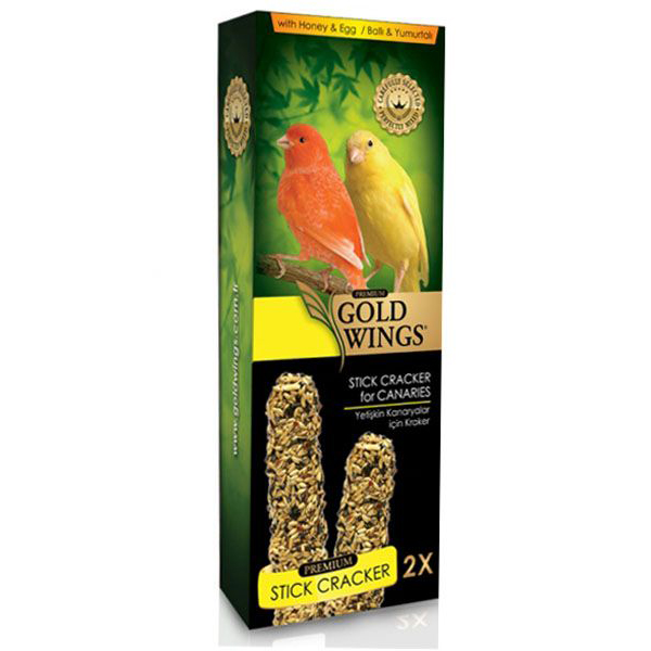 Gold Wings Premium Ballı Kanarya Krakeri 2 li