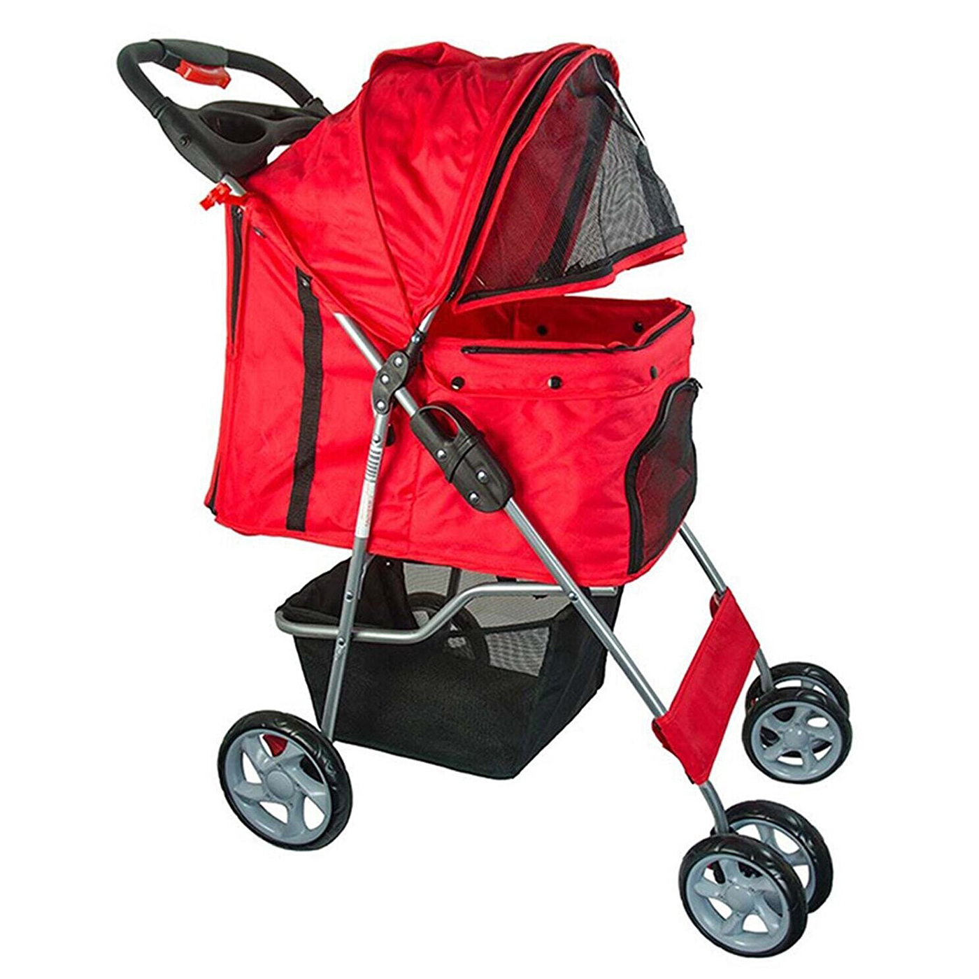 Pawise Köpek Arabası Kırmızı 68x46x100 Cm