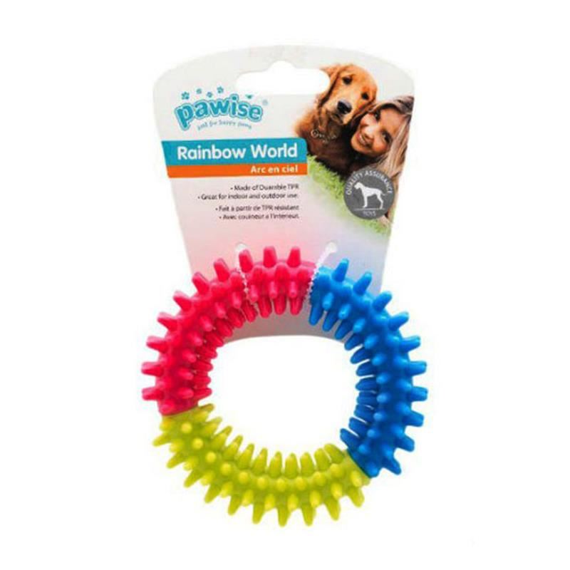 Pawise Rainbow Köpekler İçin Diş Kaşıma Oyuncağı Small 9cm
