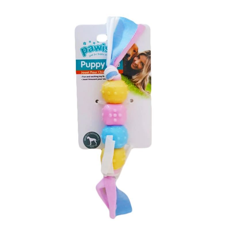 Pawise Puppy Life Dental İpli Top Köpek Oyuncağı 20cm