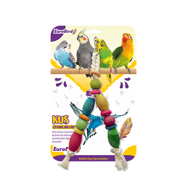 Euro Bird Kuş Oyuncağı V Şekilli Boncuk