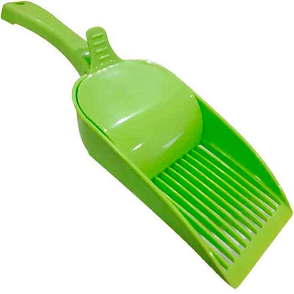 Strong Hazneli Kedi Kum Küreği Yeşil