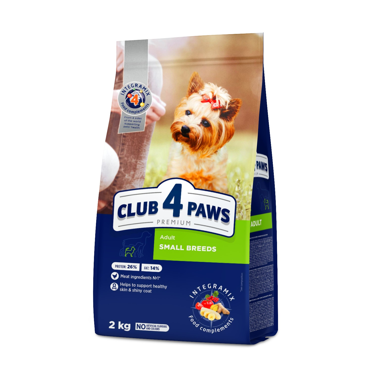 Club4Paws Premium Tavuklu Küçük Irk Yetişkin Köpek Maması 2Kg
