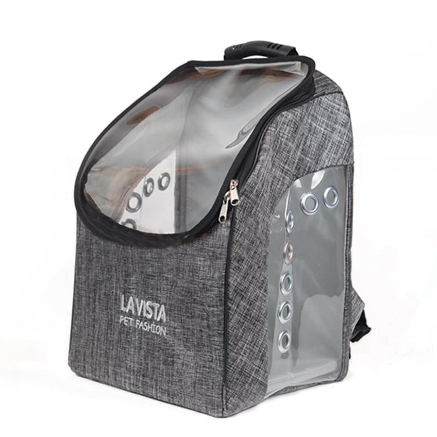 Lavista Pet Sırt Taşıma Çantası Gri 40x30x23 cm