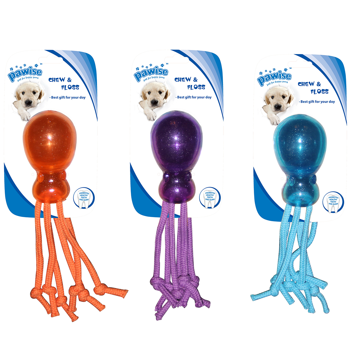 Pawise Ahtapot Diş İpi Köpek Oyuncağı 31 cm