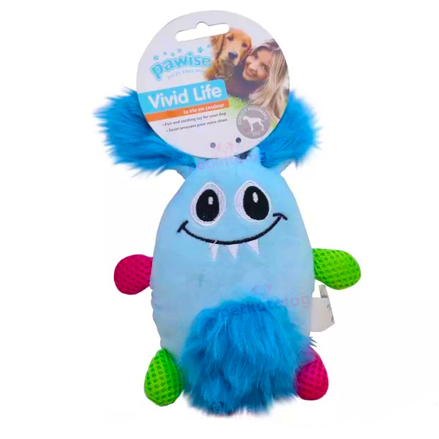 Pawise Little Monster Skyblue Peluş Köpek Oyuncağı 19cm