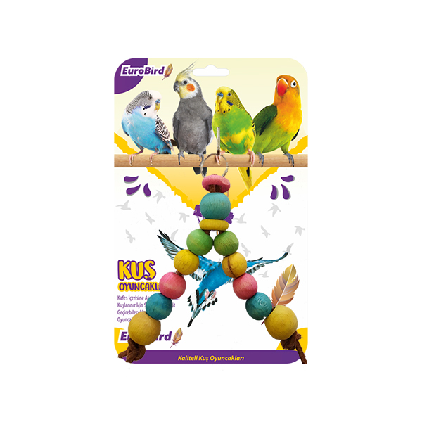 Euro Bird Kuş Oyuncağı V Şekilli Boncuk