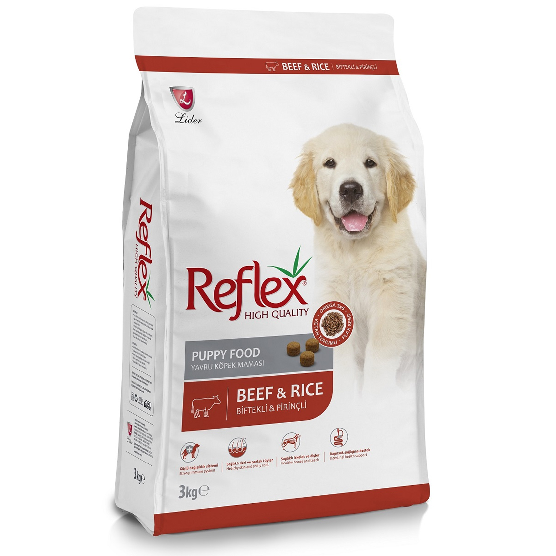 Reflex Puppy Biftekli Yavru Köpek Maması 3 Kg