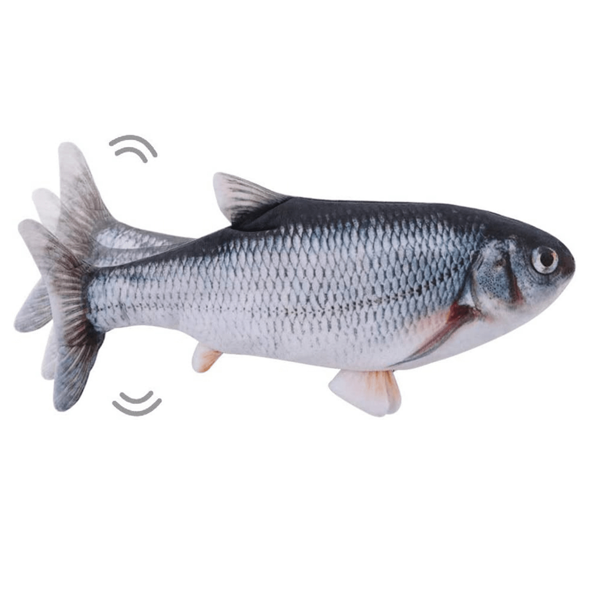Teng Oynayan Balık Kedi Oyuncağı 25x12cm