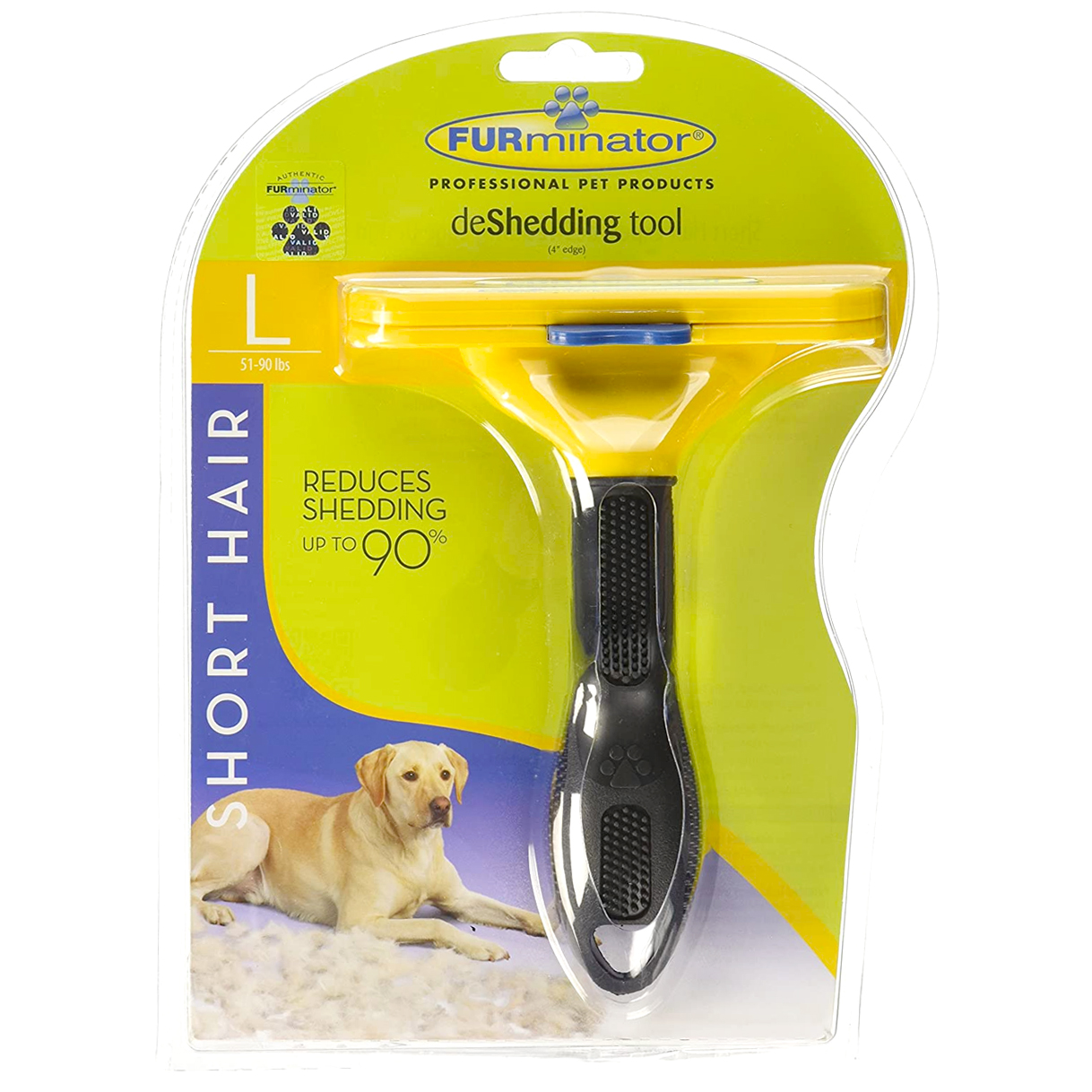 Furminator Kısa Tüylü Köpekler İçin Tüy Tarağı Large