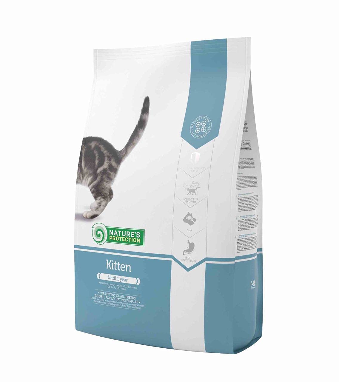 Nature's Protection Düşük Tahıllı Kümes Hayvanlı ve Karidesli Yavru Kedi Maması 2kg