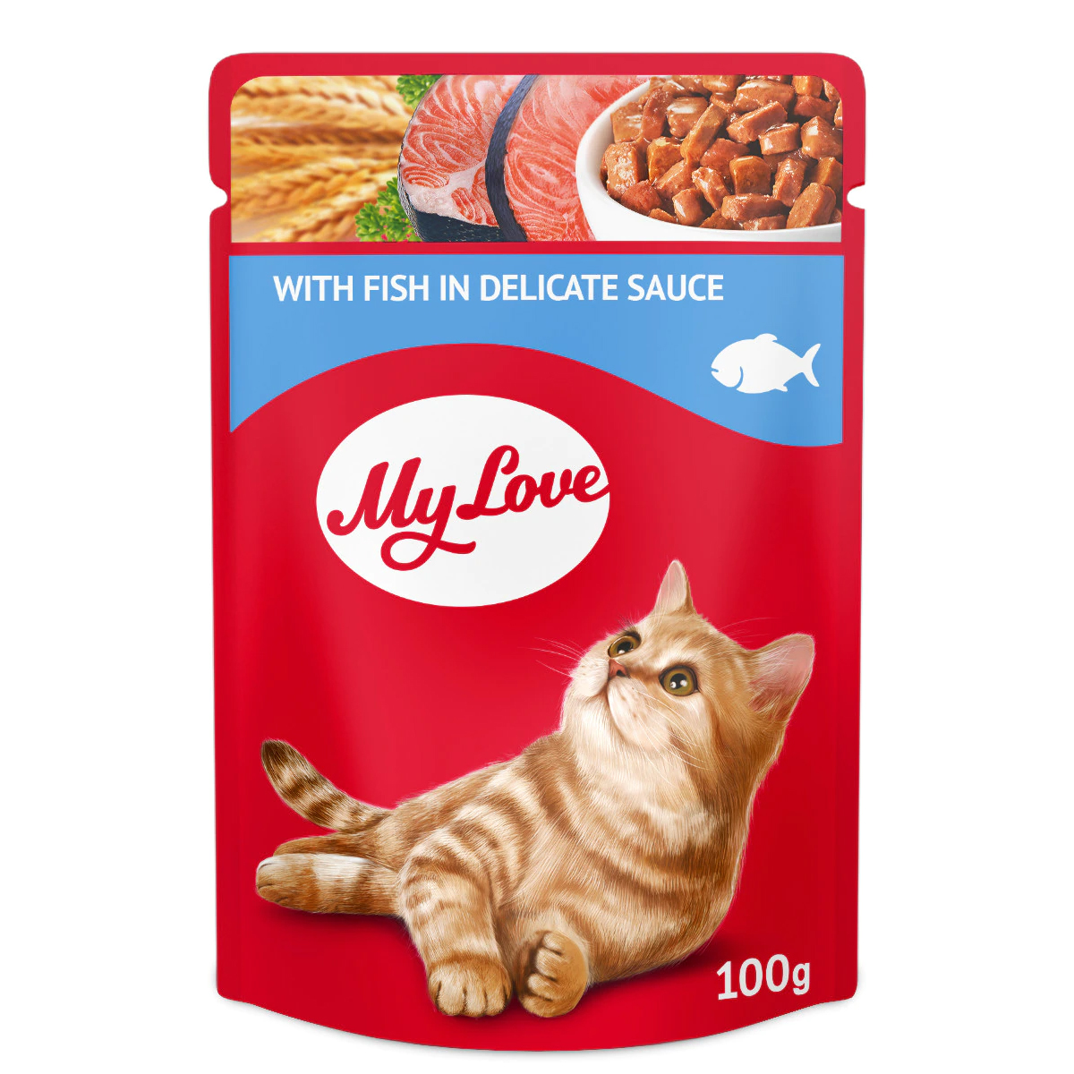 My Love Sos İçinde Balık Etli Pouch Kedi Maması 100 Gr