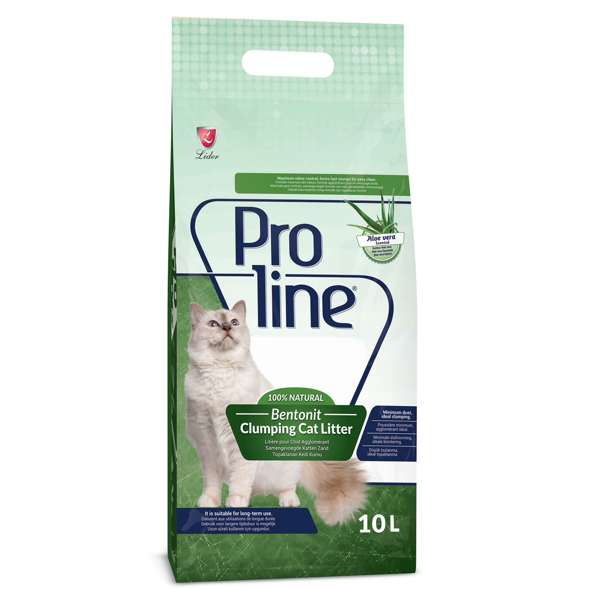 ProLine Aloe Veralı Topaklanan Kedi Kumu İnce Taneli 10L