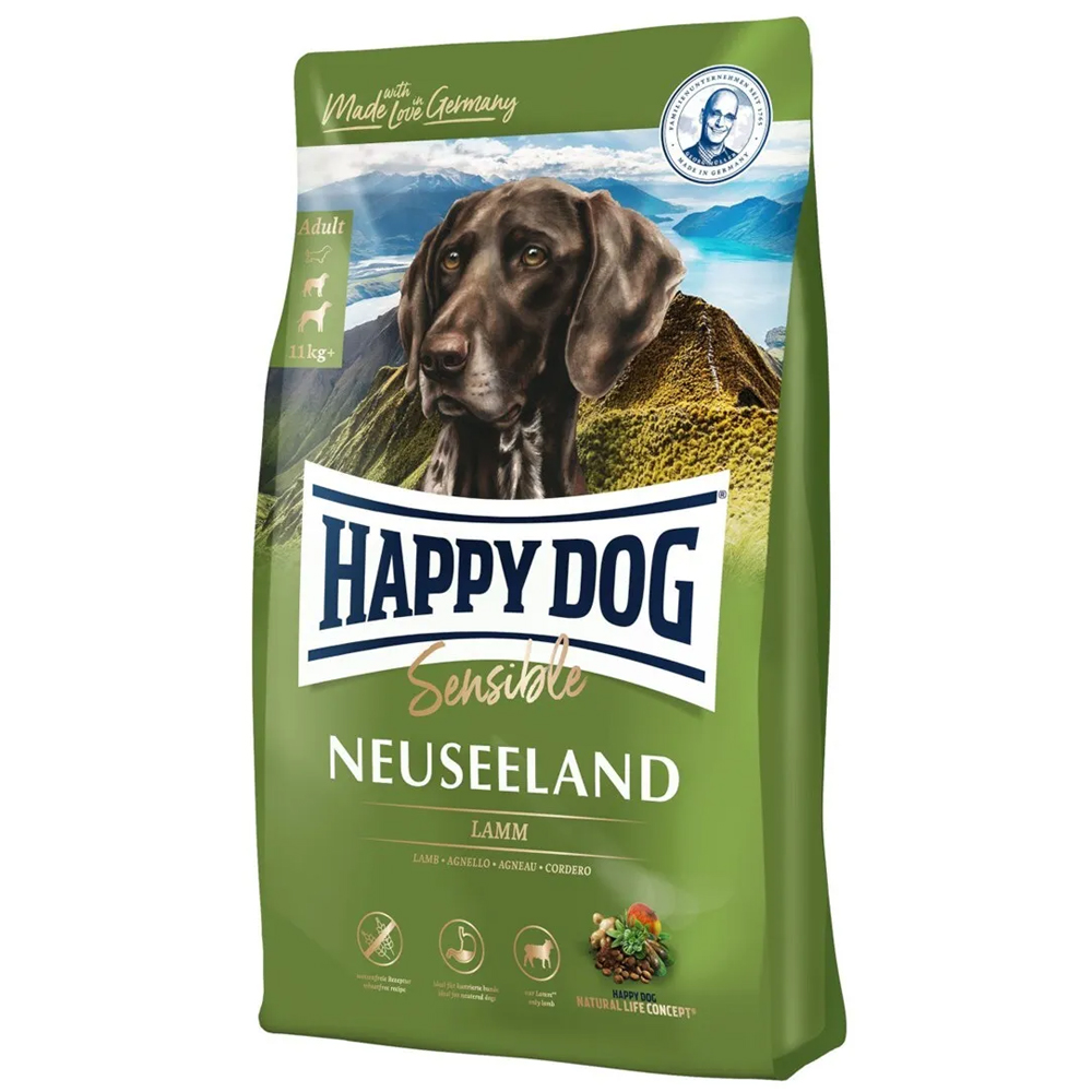 Happy Dog Neuseeland Kuzulu Hassas Köpek Maması 4 Kg
