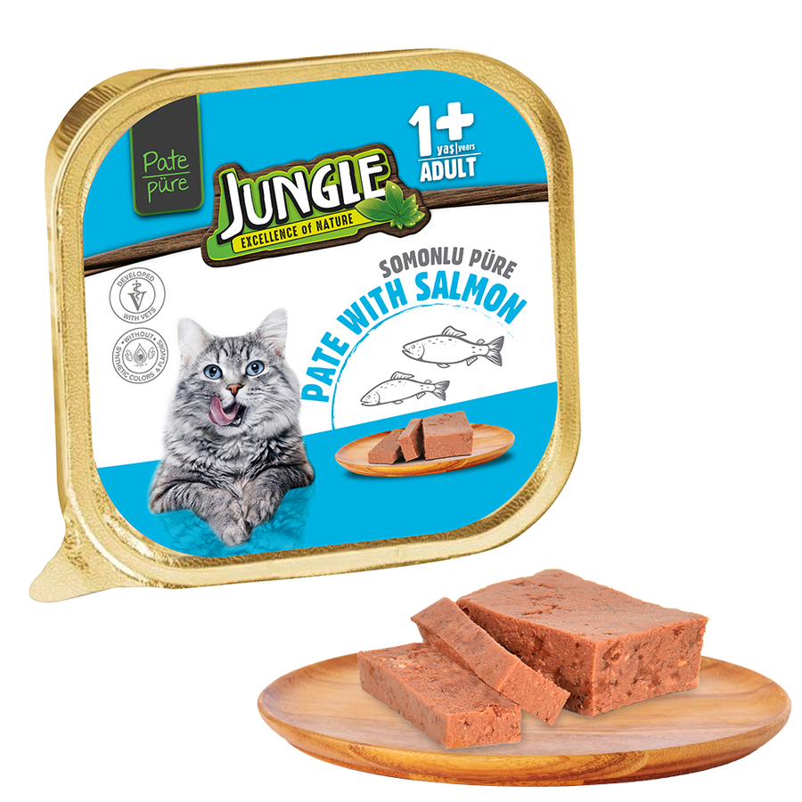 Jungle Balıklı Ezme/Pate Kedi Konservesi 100 gr
