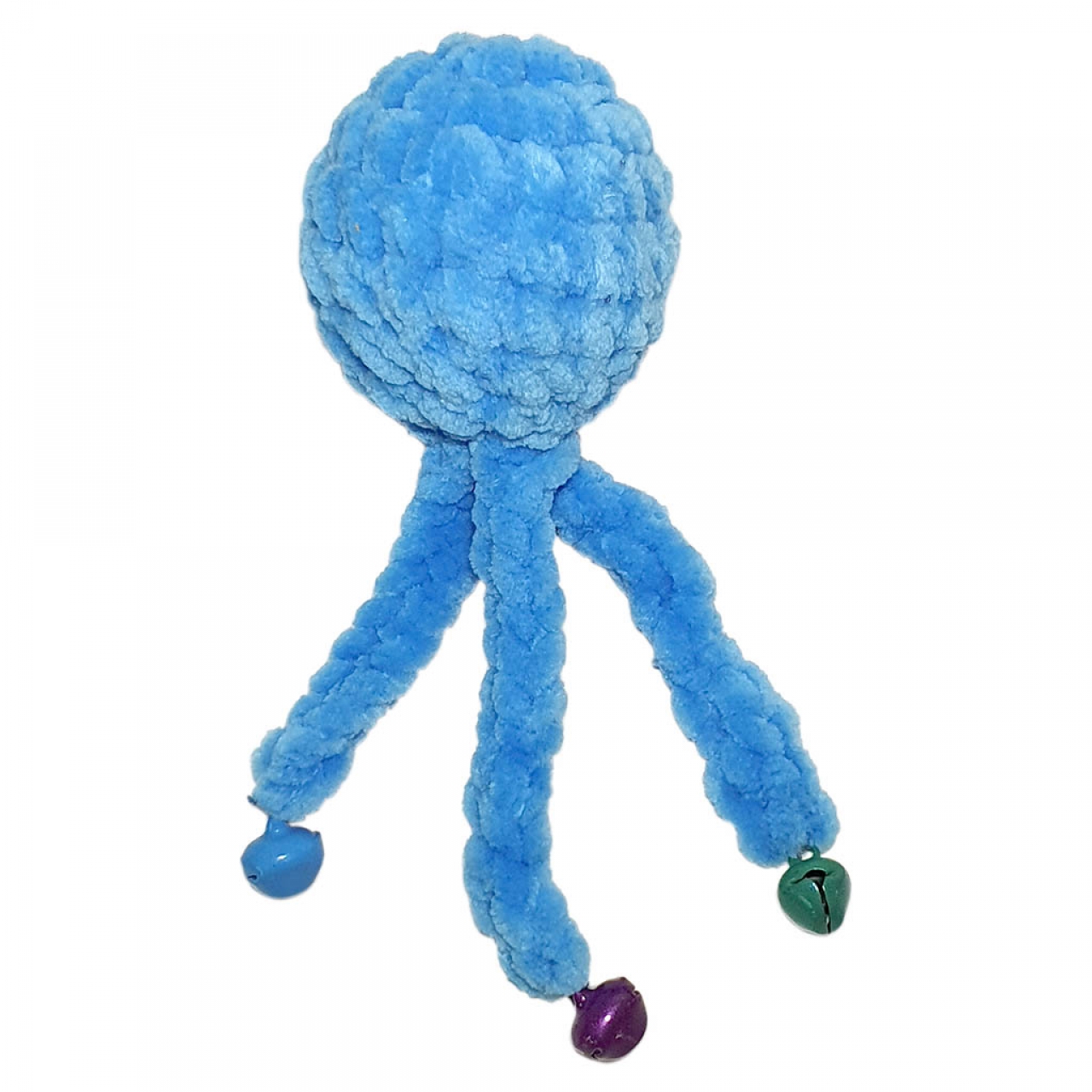 Ewox Zilli Kadife Kedi Topu Oyuncak