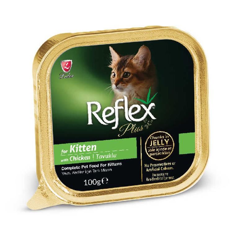Reflex Plus Tavuklu Jöleli Yavru Kedi Konservesi 100 Gr