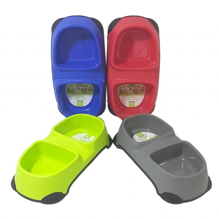 Nunbell İkili Mama Kabı L 40 x 20 x 8 cm