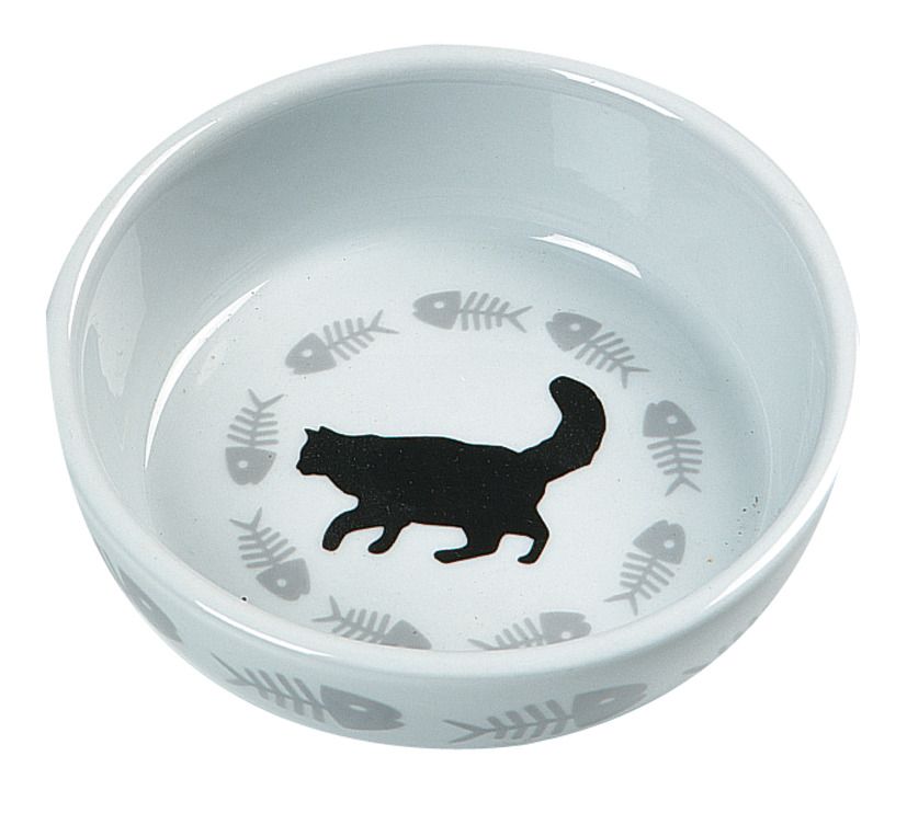 Karlie Kedili Porselen Mama Kabı 3.5 x 12 Cm 220 Ml