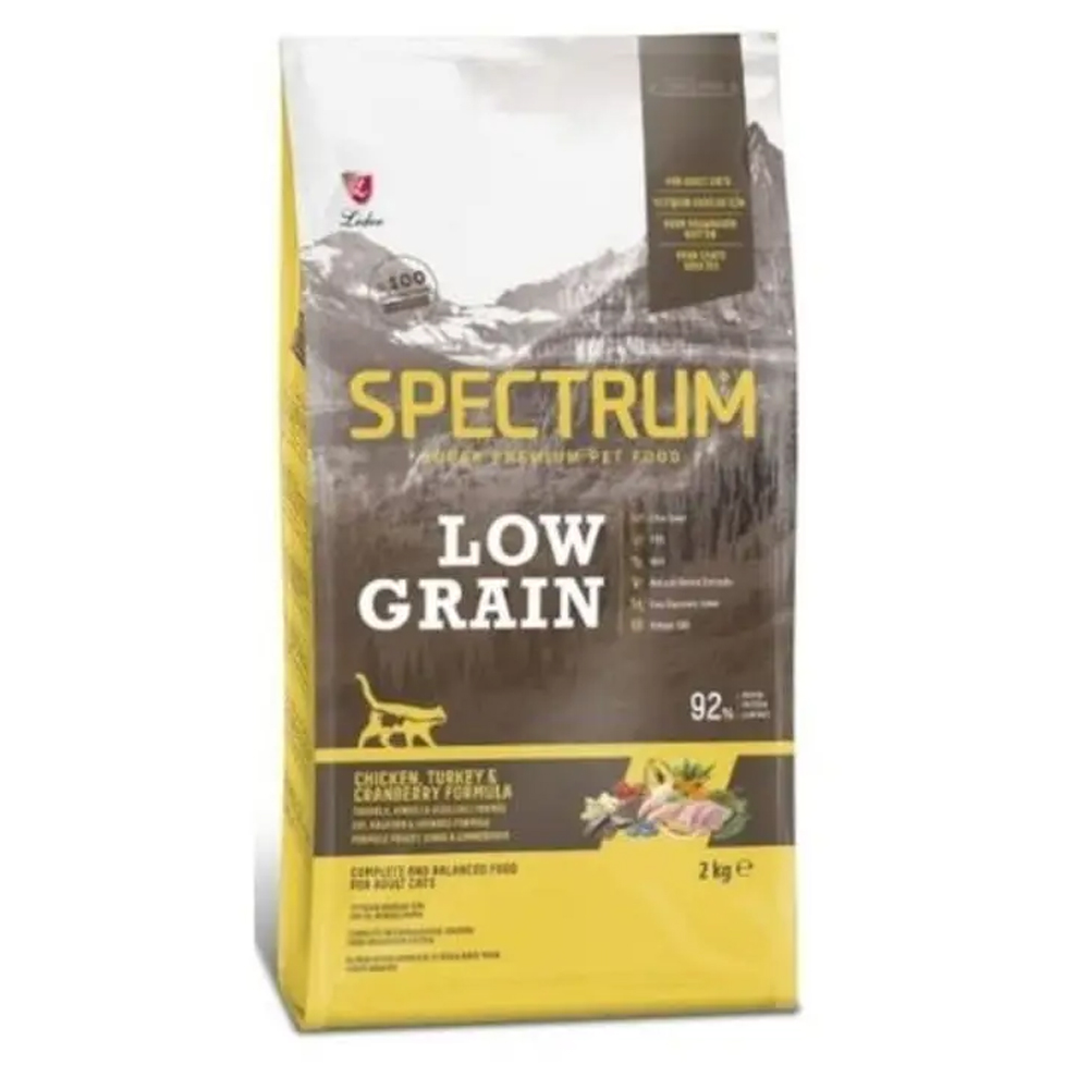Spectrum Düşük Tahıllı Tavuk&Hindi Yetişkin Kedi Maması 2 Kg