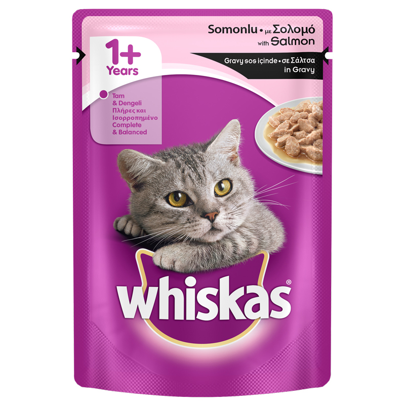 Whiskas Pouch Somonlu Kedi Konserve 100 gr