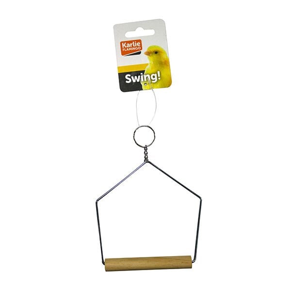 Karlie Kuş Salıncağı Ahşap Tünekli 15.5 Cm