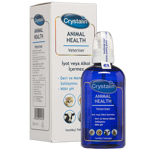 Crystalin Animal Health 200 ML ( Yara Bakım Solüsyonu ve Dezenfektan )