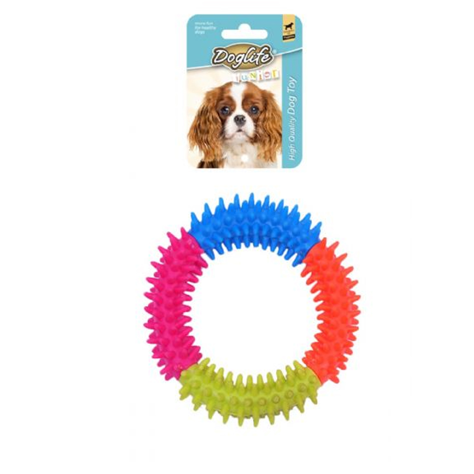 Doglife Köpekler İçin Kauçuk Dental Ring Diş Kaşıma Oyuncağı 9 cm