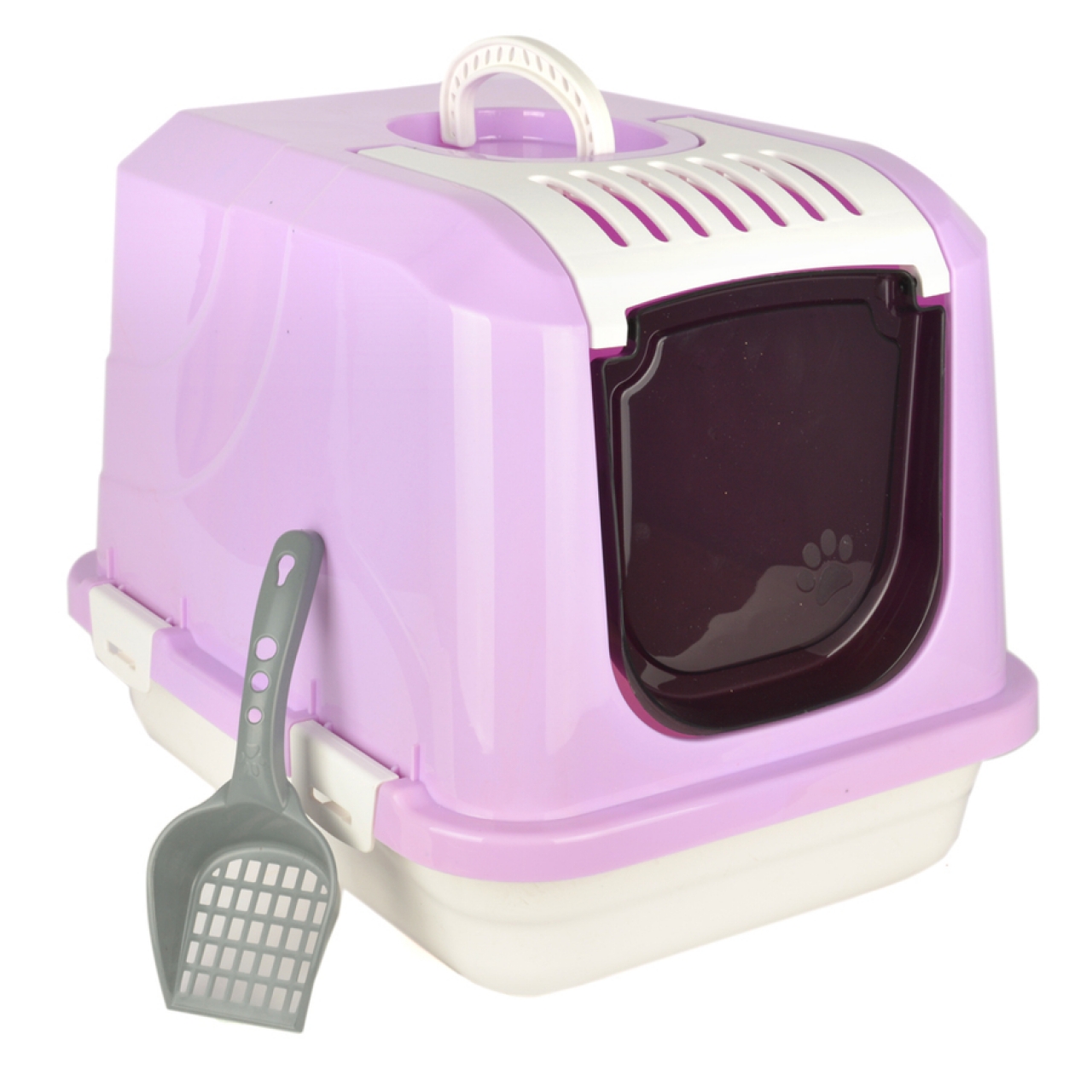 Ewox Üstten Açılır Lüx Kapalı Tuvalet Kabı 40x56x50 cm (Karışık Renklerde)