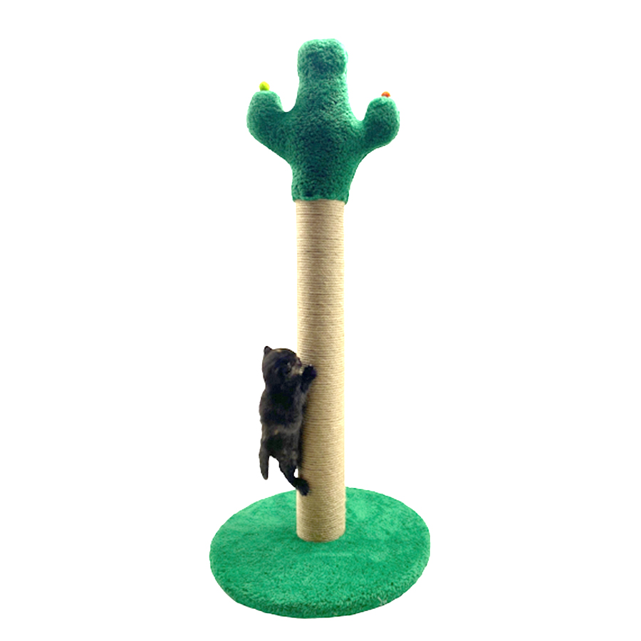 Teng Kaktüs Şeklinde Kedi Tırmalama Tahtası 70 cm
