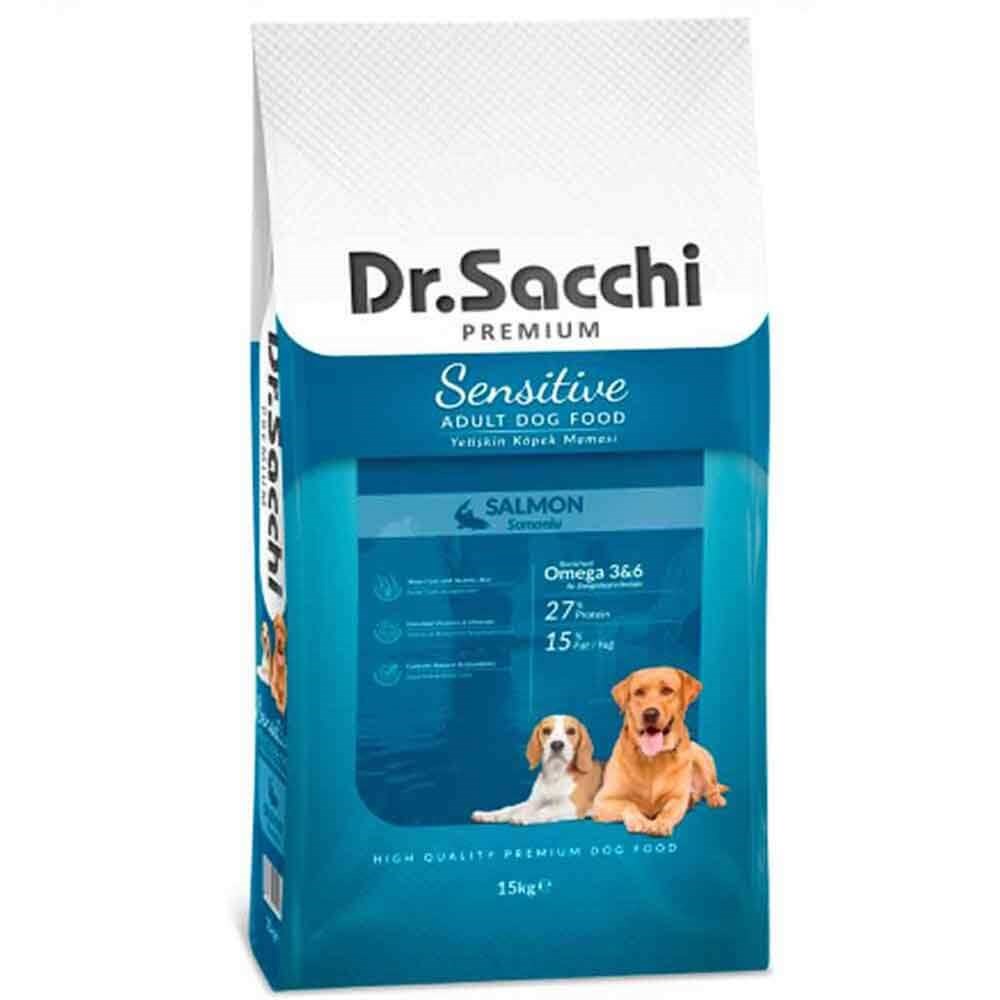 Dr. Sacchi Premium Natural Somonlu Yetişkin Köpek Maması 15kg
