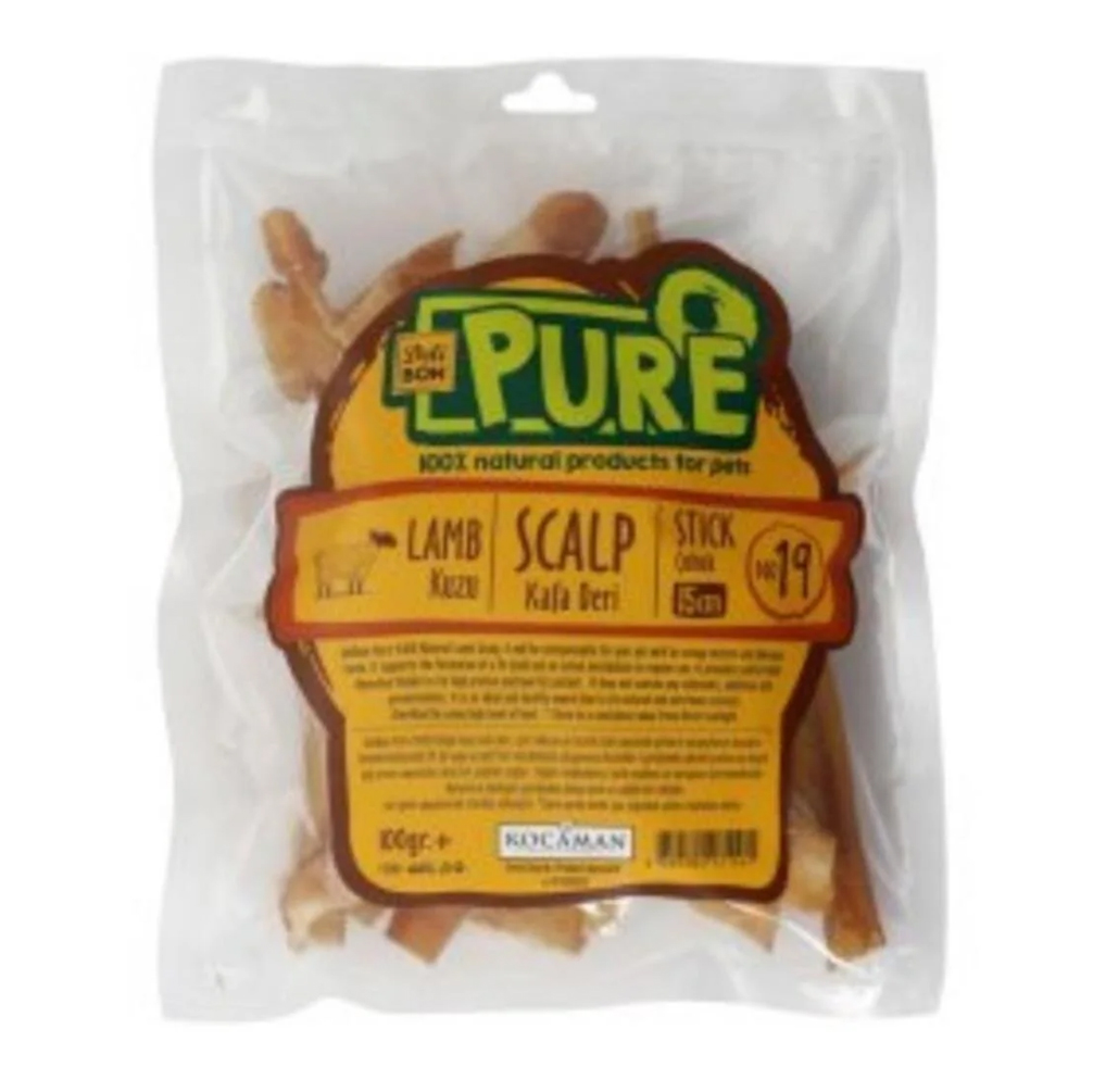 Delibon Pure Kuzu Kurutulmuş Kafa Derisi 100gr