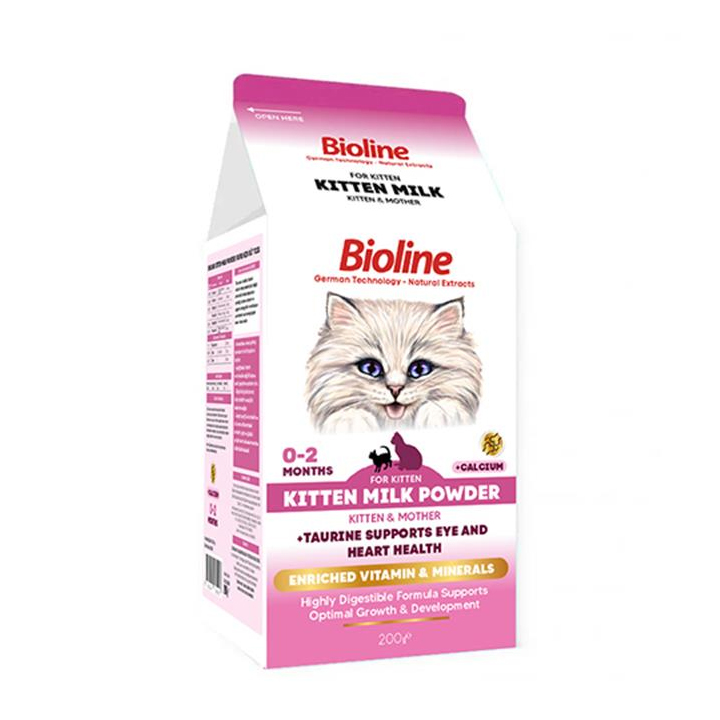 Bioline Kitten Milk Yavru Kedi Süt Tozu 200 Gr