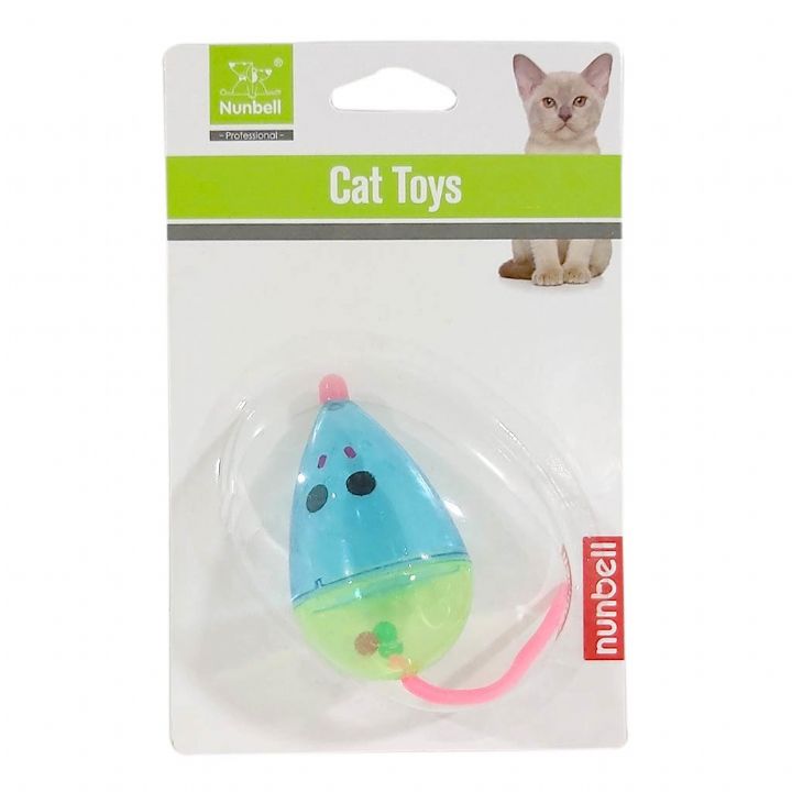 Nunbell Kedi Oyuncağı Sesli Sevimli Fare 14 x 11 cm