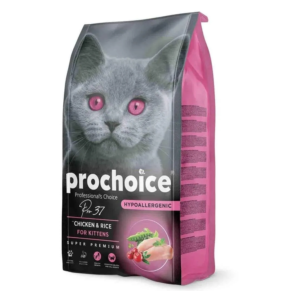 ProChoice 37 Tavuklu ve Pirinçli Yavru Kedi Maması 2kg