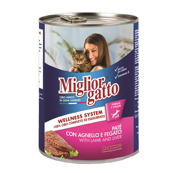 Miglior Gatto Kuzu Ciğeri Etli Ezme Kedi Konservesi 400gr