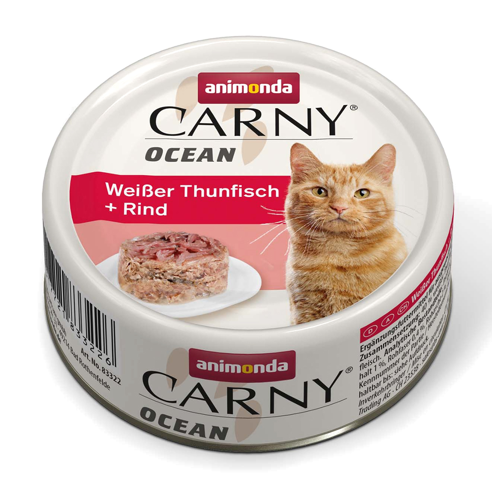 Animonda Carny Ocean Ton ve Sığır Etli Kedi Konservesi 80 Gr 3226