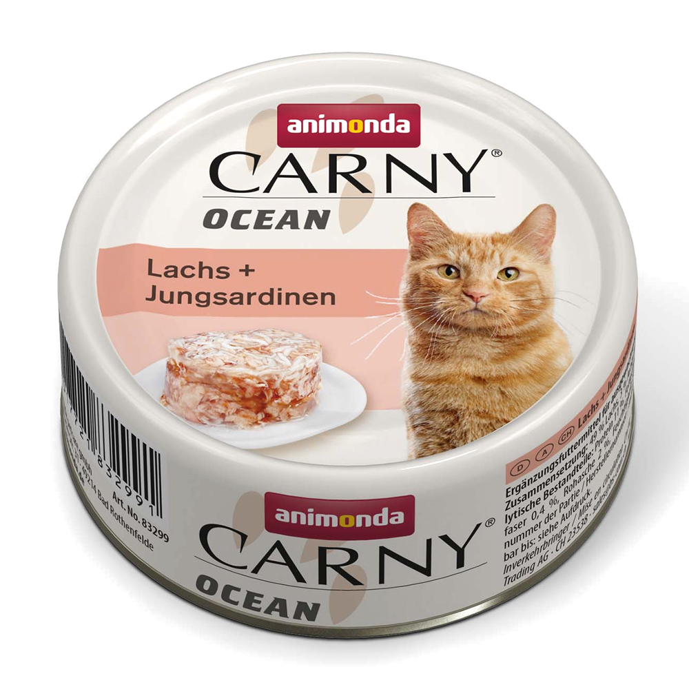 Animonda Carny Somon ve Sardalya Balıklı Konservesi 80Gr