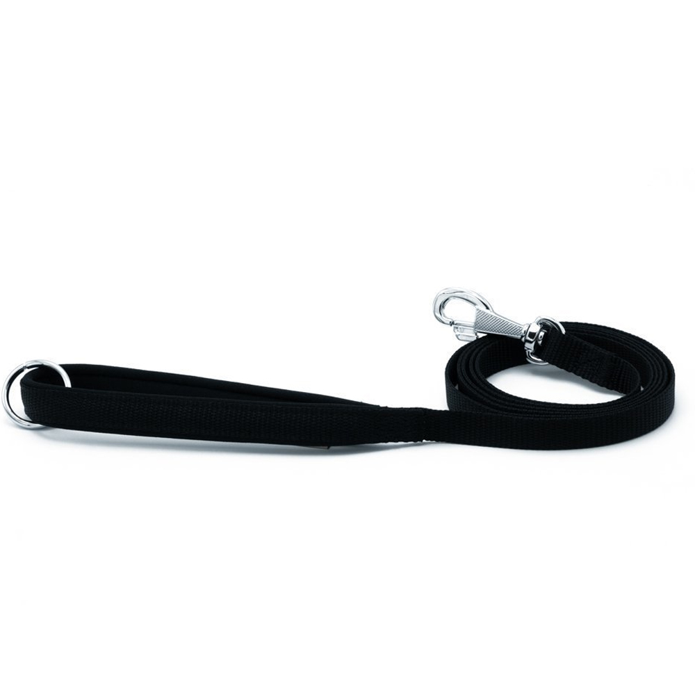 Doggie Dokuma Köpek Gezdirme Kayışı M 1.5x160cm Siyah