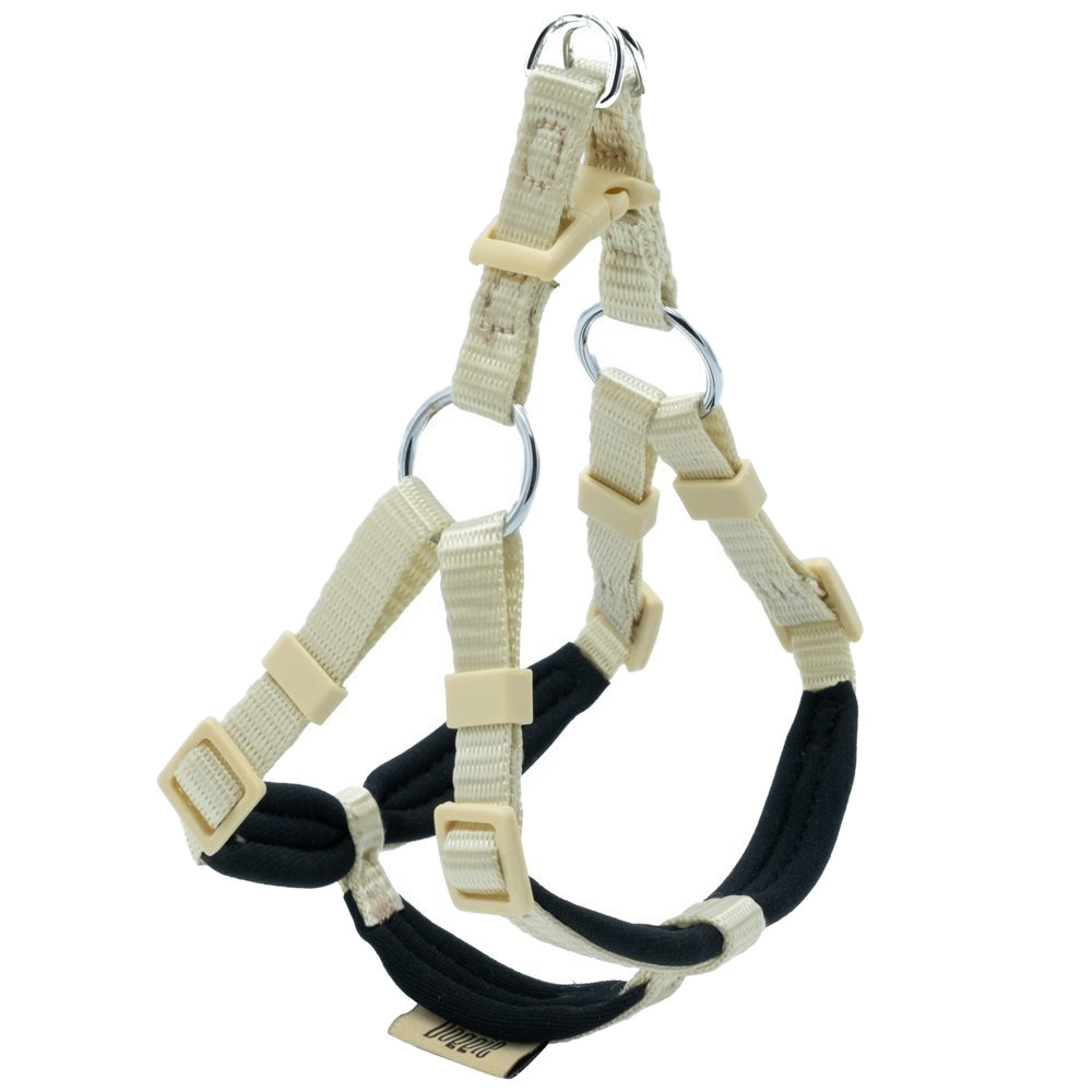 Doggie Konforlu Dokumadan El Yapımı Ronin Model Köpek Göğüs Tasması Haki 1,5x35-40cm