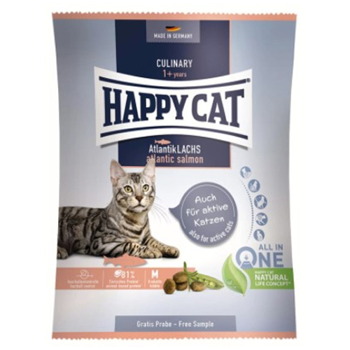 Happy Cat Atlantic Lachs Somonlu Yetişkin Kedi Maması 80 gr