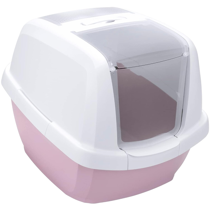 Imac Maddy Kapalı Kedi Tuvaleti 62x49.5x47.5cm (Pembe)