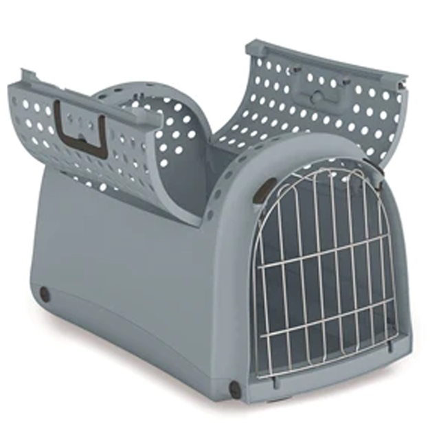 Imac Linus Cabrio Second Life Kedi-Köpek Taşıma Çantası 50x32x34,5cm (Gri)