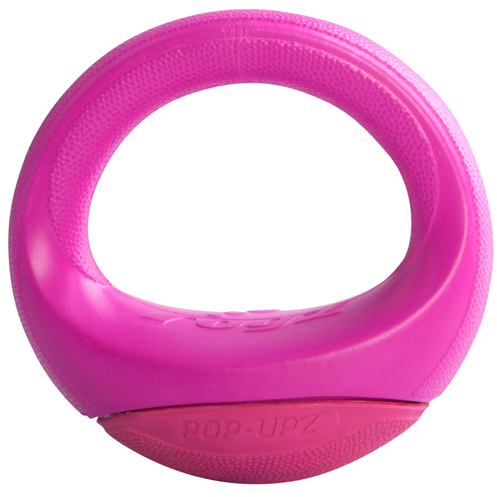Rogz Toyz Pop-Upz At-Getir ve Çekiştirme Oyuncağı [M/L] 14,5cm (Pembe)