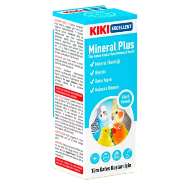 KIKI Kuşlar İçin Mineral Damlası 25ml