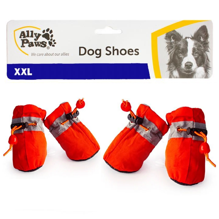 Ally Paws Köpek Ayakkabısı [XXLarge] 4 Adet (Karışık Renklerde)