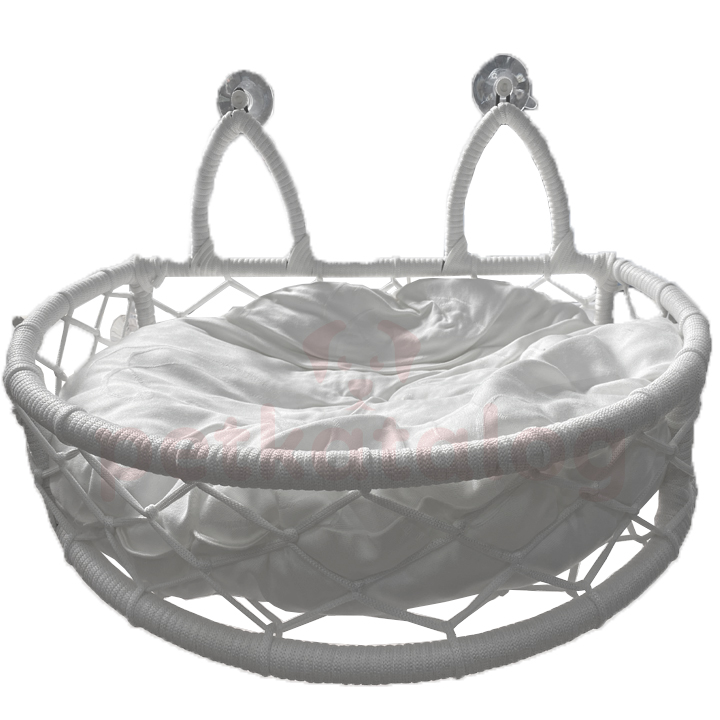 Teng Vantuzlu Cam Yatağı Yarım Daire - 4 Vantuzlu 55x41cm (Beyaz)