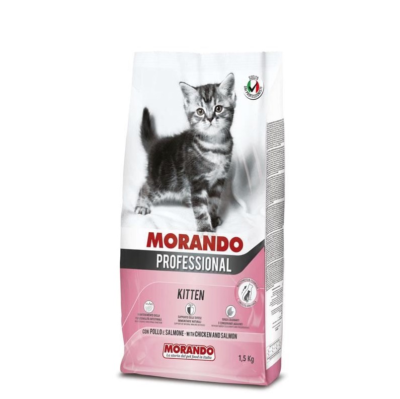 Morando Professional Tavuklu ve Somonlu Yavru Kedi Maması 1,5kg