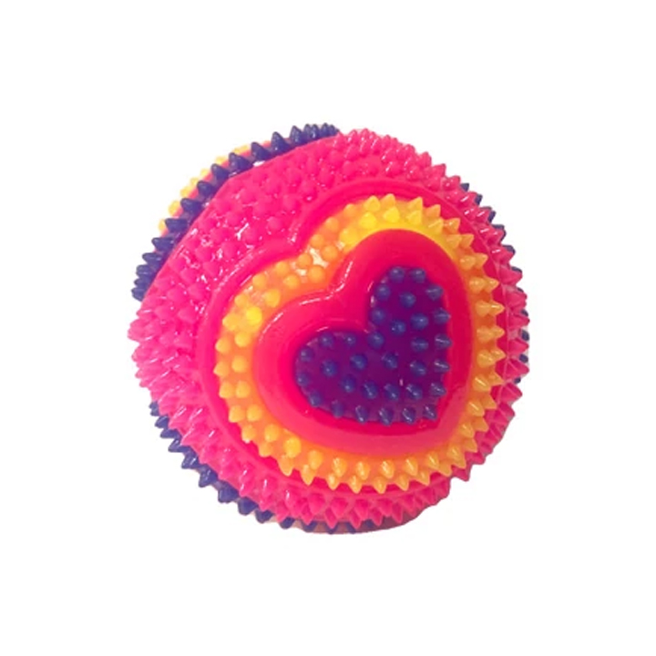 Pet Vogue Işıklı ve Sesli Köpek Topu Oyuncağı 6 cm (Karışık Renklerde)