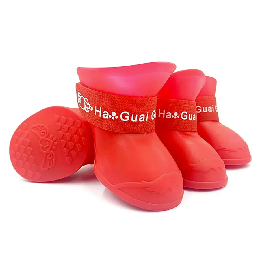 Silikon Köpek Yürüyüş Ayakkabısı Medium ( Karışık Renklerde)